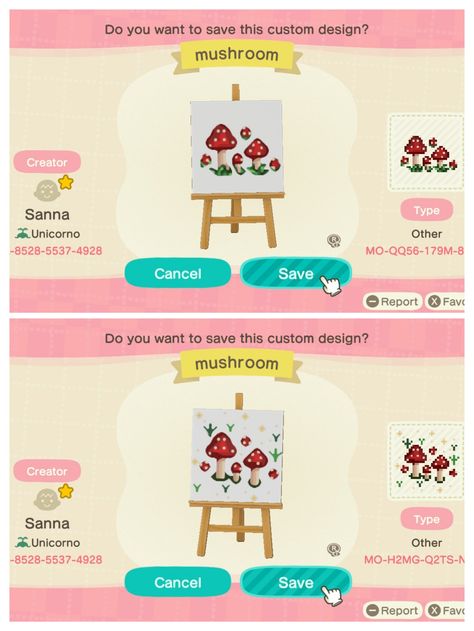 Acnh Mushroom Design Code, Animal Crossing Mushroom Codes, Acnh Forest Designs Codes, Animal Crossing Mushroom Path, Acnh Mushroom Codes, Acnh Alice In Wonderland, Acnh Mushroom, Trippy Horror, Fall Acnh