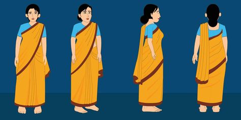 Indian village women cartoon character. moral stories for the best cartoon character vector Free Vector Indian 2d Character Design, 2d Cartoon Character Design, 2d Character Illustration, Indian Character Design, 2d Cartoon Character, Character Turnarounds, 2d Character Design, Indian Character, Best Cartoon Characters