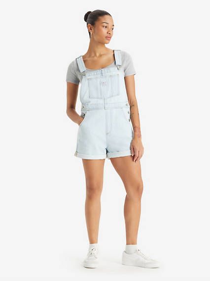 Meet the warm-weather version of our favorite one piece. With workwear origins, these Vintage Shortalls feature a classic vintage style that you'll wear season after season. Vintage-inspired shortalls Adjustable straps Multiple pockets for storage We made this garment with post-industrial recycled cotton fiber Levi's Casual Cotton Shortalls, Blue Cotton Utility Shortalls, Light Wash Cotton Shortalls, Vintage Blue Cotton Shortalls, Vintage Denim Blue Cotton Shortalls, Levis Outfit, Vintage Levis, Levi's, Mode Vintage