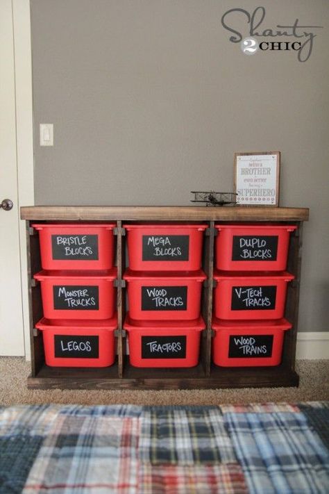 Bureau D'art, Diy Toy Storage, Toy Storage Solutions, Toy Storage Bins, Organizing Hacks, Toy Bins, Playroom Organization, Kid Toy Storage, Entryway Storage