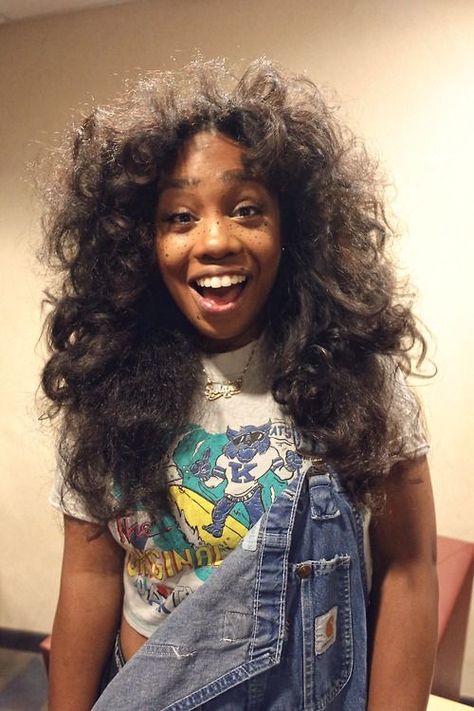 Sza Hair, Howard Homecoming, Sza Singer, Grunge Hair, Beautiful Black Women, Hair Goals, Cute Hairstyles, African American, Curly Hair