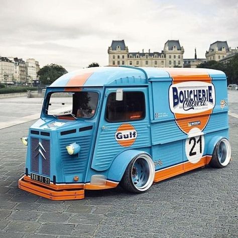 Citroen Van, Citroen H Van, Gulf Racing, Kombi Home, Citroen Car, Panel Truck, Classic Cars Trucks Hot Rods, Cool Vans, Euro Cars