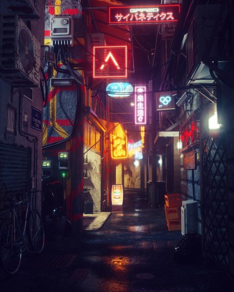 Futuristic Exterior, Cyberpunk Desk, City Animation, Landscape Animation, Cyberpunk Oc, Cyberpunk Dystopia, Scifi Environment, Environment Inspiration, Neon Cyberpunk