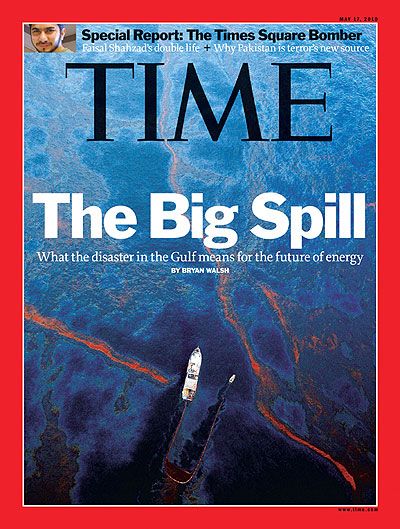 A ship attempts cleanup of BP's Deepwater Horizon oil spill in the Gulf of Mexico Deepwater Horizon Oil Spill, Deepwater Horizon, Oil Spill, Magazine Cover Design, Environmental Awareness, Time Magazine, Cover Pics, Gulf Of Mexico, Life Magazine