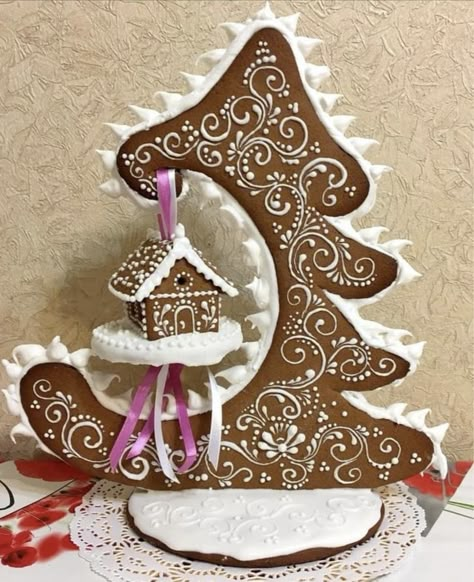 Diy Christmas Decorations Dollar Store, Gingerbread Art, Gingerbread Tree, Gingerbread Creations, Gingerbread Christmas Tree, Gingerbread House Designs, Gingerbread House Cookies, All Things Gingerbread, Gingerbread Ideas