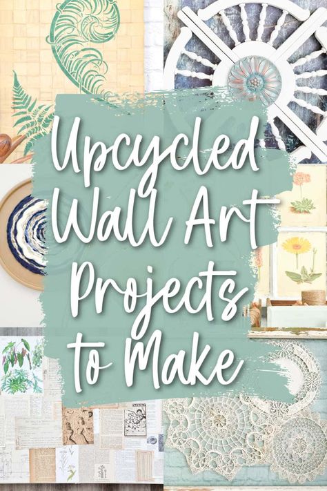 If you have a lot of empty wall space to fill, then you know how daunting a task that can be- let alone the cost! But with a few good upcycle ideas and some savvy thrift store shopping trips, you can create all sorts of DIY wall decor for your home. Seepage Wall Diy, Decorating Ideas For Wall Insets, Unexpected Wall Decor, Scarf Art Wall Ideas, Repurposed Frames Diy Wall Art, Wall Decor Design Diy, Upcycle Metal Wall Decor, Diy Industrial Wall Art, Art And Craft Ideas For Adults Room Decor Wall Decorations