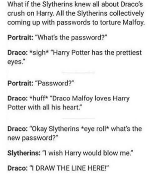 Hp Ships, Harry Draco, Cute Harry Potter, Harry Potter Memes Hilarious, Gay Harry Potter, Harry Potter Feels, Harry Potter Puns, Slytherin Harry Potter, Harry Potter Comics