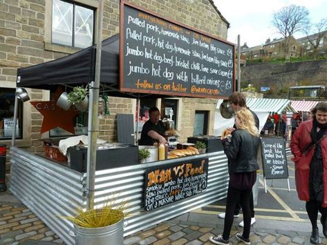 Food Stand Design, Food Court Design, Street Food Business, Food Stall Design, Man Vs Food, Street Food Market, Food Stand, Food Park, Food Cart Design