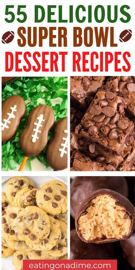 Football Desserts Easy, Super Bowl Desserts, Superbowl Food Desserts, Smores Cupcake Recipe, Bowl Desserts, Edible Cookie Dough Bites, Butter Cupcake Recipe, Football Desserts, Homemade Brownie Mix