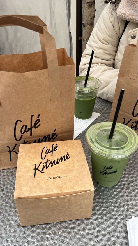 #coffee #cafekitsune #london #aesthetic #coffeeshop Coffee Shops London, Best Coffee Shops In London, London Cafes Aesthetic, Cafe Kitsune London, London Aesthetic Cafe, Cafe Kitsune Aesthetic, London Coffee Shop Aesthetic, Food In London Aesthetic, Shopping In London Aesthetic