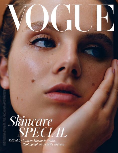 Vogue Skincare Special Vogue Skincare, Skincare Magazine, Celebrity Skincare, Minimalist Fashion Photography, Celebrity Skin Care, Vogue British, Morning Skincare, Vogue Beauty, Morning Skin Care Routine