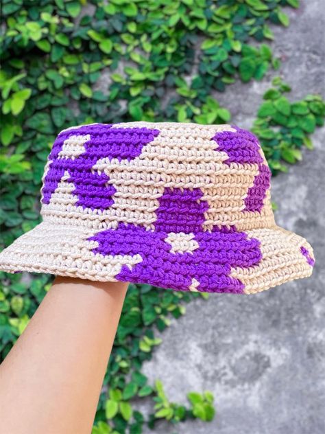 Bucket Hat Patterns, Easy Crochet Bucket Hat, Bucket Hat Pattern Free, Bucket Hat Pattern, Crochet Summer Hats, Crochet Sun Hat, Easy Crochet Hat, Hat Patterns Free, Crochet Hat Free