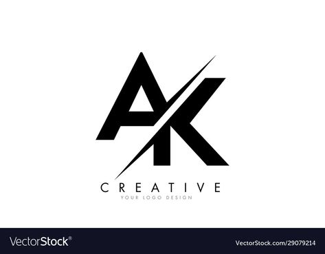 Ak Logo Design, K Letter Logo, Journey Logo, Ak Logo, K Letter, Creative Logo Design, Monogram Logo Design, Logo Design Art, Letter Logo Design