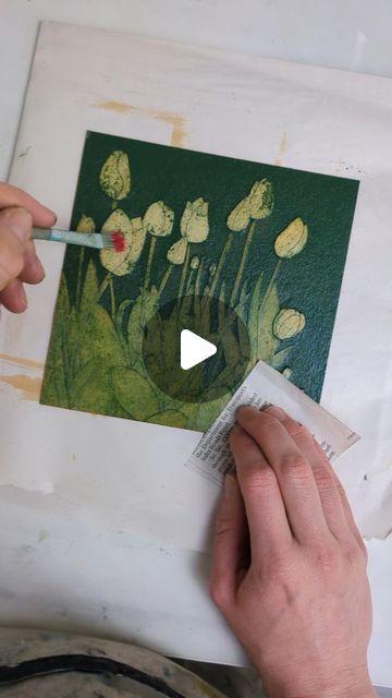 Collograph Printmaking, Collograph Print, Collagraph Prints, Collagraph Printmaking, Tulips Spring, I Get It, Lesson Plan, The Process, Sculptor