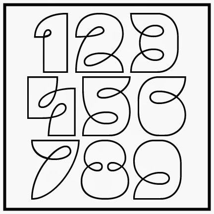 Number Doodles, Cool Number Fonts, Doodle Numbers, Cool Numbers, Number Font, Number Drawing, Number Fonts, Matching Numbers, Writing Fonts