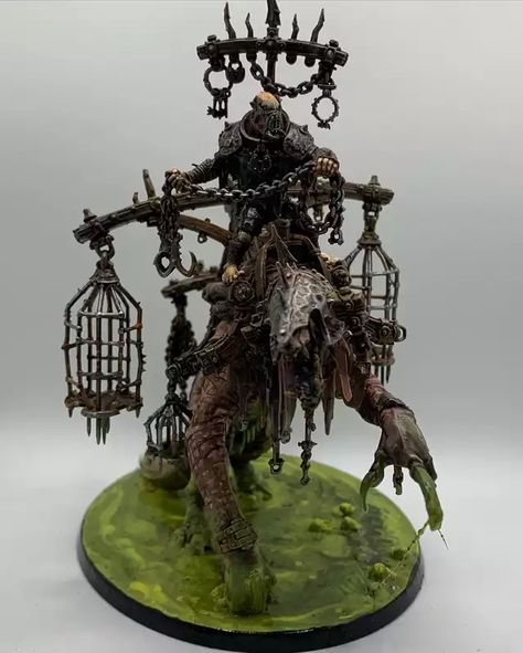 Nurgle Miniatures, Orruk Warclans, Warhammer Paint, Warhammer Aos, Dnd Miniatures, Warhammer 40k Artwork, Model Paint, Fantasy Creatures Art, Warhammer Fantasy