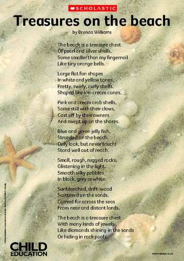 Click to download Beach Poems, Ocean Warrior, Ladybug Room, Sea Poems, Pirate Preschool, English Poem, Nature Poem, Childrens Poems, Nature Story