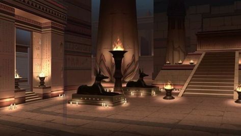 Egypt Concept Art, Arte Monster High, Episode Backgrounds, Fantasy Background, Greek Mythology Art, Desktop Pictures, Mythology Art, Home Building Design, Restaurant Interior Design