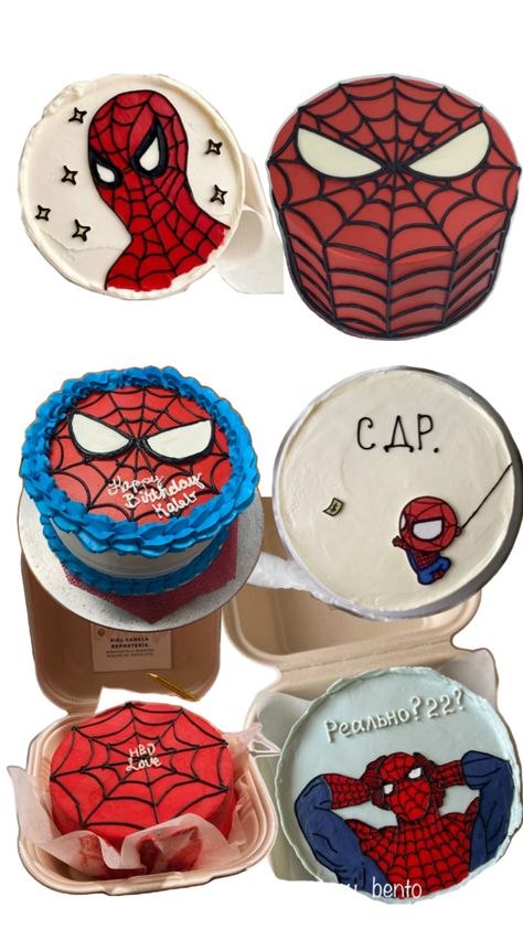 bento cake spiderman Birthday Cakes Spiderman, Cake Spiderman, Spiderman Meme, Spiderman Birthday Cake, Peter Parker Spiderman, Spiderman Cake, Bento Cake, Spiderman Birthday, Birthday Cards For Friends