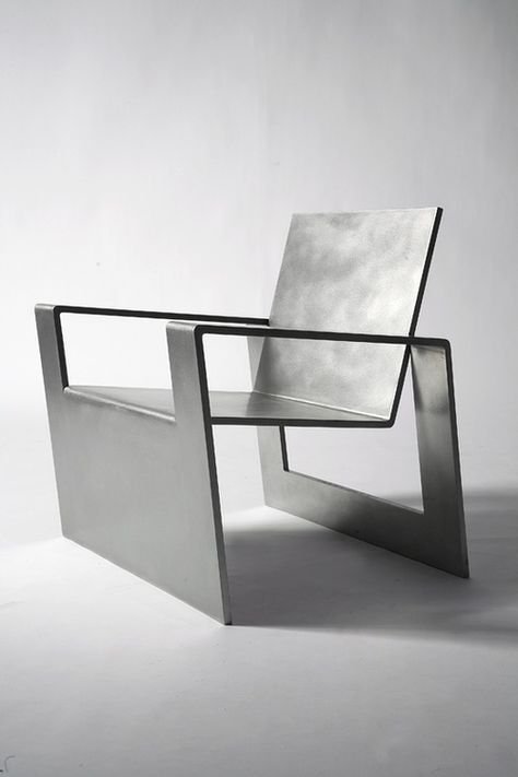 Manifold chair by Forrest Myers Stainless Steel Chair, Stainless Steel Furniture, Steel Chair, White Chair, Chaise Design, Steel Furniture, Cool House Designs, Cool Chairs, Furniture Inspiration