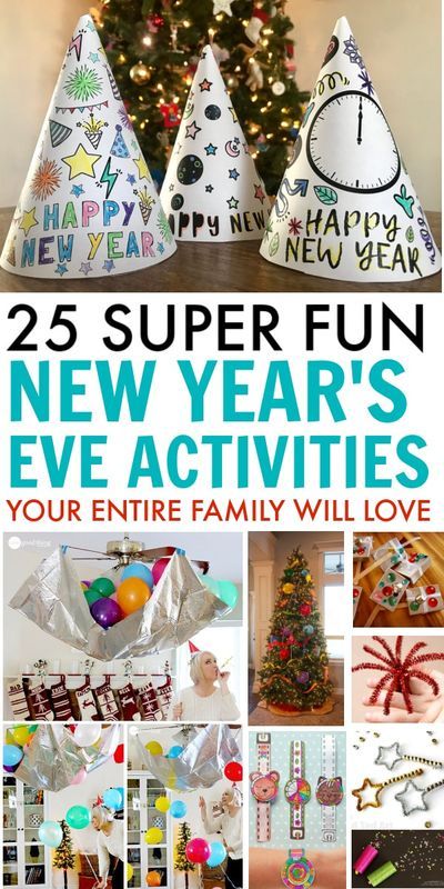 Diy Balloon Drop, Diy Party Crackers, New Year Eve Kids Activities, Party Hats Diy, Nye Activities, Routines For Kids, Nye Games, New Years With Kids, Countdown For Kids