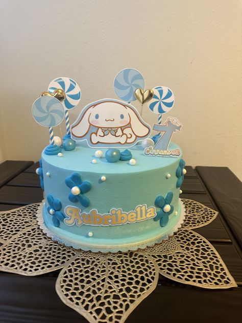 Sanrio Cake Ideas, Cinnamoroll Cake Birthday, Cinnamoroll Birthday Cake, Cinamoroll Cake, Cinnamoroll Cake, Baking Bad, Cake Competition, Hello Kitty Birthday Cake, Barbie Birthday Cake