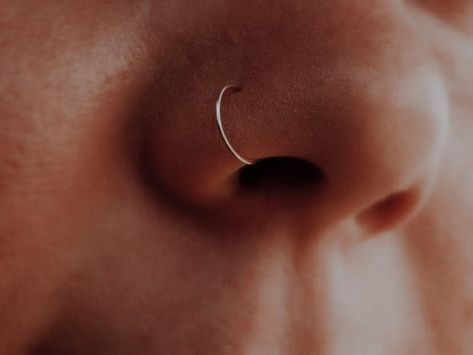 Nostril Piercing Ring, Piercings Nose, Nose Piercing Ring, Nostril Piercing, Piercing Fake, Small Nose, Fake Nose, Gold Nose Rings, Piercing Ring