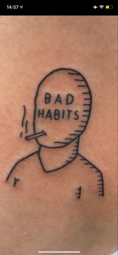 Bad Habits Tattoo, Bad Habits, Infinity Tattoo, Full Body, Tattoo Ideas, Tattoos