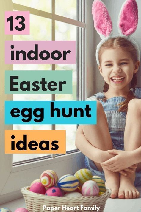 Fun indoor Easter egg hunt ideas for kids. Whether it's raining, you don't have an outdoor space or you want to give your toddler some practice before the big egg hunt, these indoor egg hunt ideas will entertain children of all ages. Indoor Easter Egg Hunt Ideas, Indoor Easter Egg Hunt, Easter Egg Hunt Ideas, Egg Hunt Ideas, Egg Game, Easter Egg Fillers, Easter Activities For Kids, Easter Hunt, Easter Games