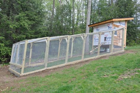 Log Cabin Coop | BackYard Chickens - Learn How to Raise Chickens Urban Chicken Coop, Chicken Coop Blueprints, Urban Chicken Farming, Portable Chicken Coop, Chicken Pen, Chicken Coup, Chicken Coop Run, Urban Chickens, Sloped Backyard