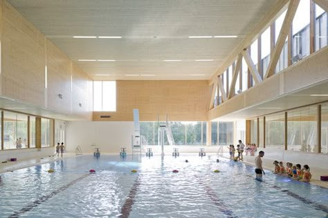 Public Swimming Pool Architecture, Public Swimming Pool, Pool Architecture, Sports Architecture, Sports Facility, Aquatic Center, Rec Center, Leisure Pools, Swimming Pool Architecture