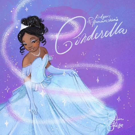 Brandy Cinderella Art, Brandy Cinderella, Cinderella Fanart, Cinderella 1997, Black Cinderella, Black Disney Princess, Rodgers And Hammerstein's Cinderella, Cinderella Aesthetic, Cinderella Art