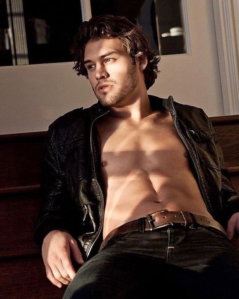 Ryan Guzman, Black Leather Biker Jacket, Types Of Guys, Biker Jackets, Famous Men, Leather Biker Jacket, Dream Guy, Men Looks, Celebrities Male