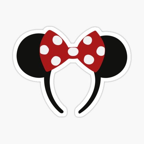 How To Draw Ears, Disneyland Ears, Disney Ears Headband, Cute Laptop Stickers, Disney Sticker, Mouse Ears Headband, Mickey Head, Mickey Mouse Ears, Ears Headband