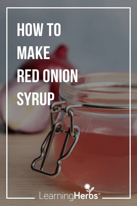 Onion Syrup, Herbalist Kitchen, Herbal Salve Recipes, Cough Syrup Recipe, Herbal Education, Herbal Remedies Recipes, How To Make Red, Salve Recipes, Herbal Salves