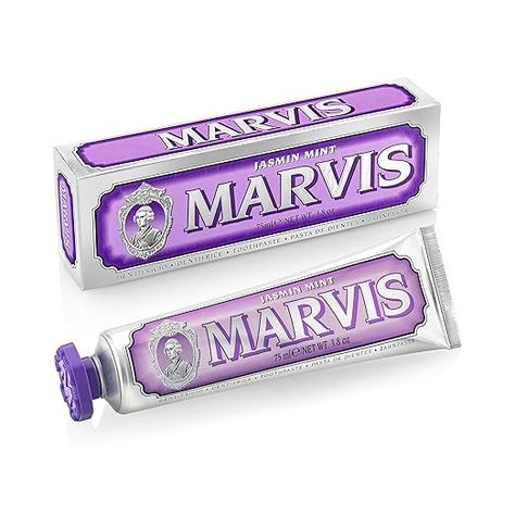 Amazon.com: Marvis Jasmin Mint Toothpaste, 3.8 oz(Pack of 1) : Beauty & Personal Care Marvis Toothpaste, Sus Art, Mint Toothpaste, Teeth Whitening Toothpaste, Pasta Dental, Teeth Whitening Strips, Gum Health, Whitening Toothpaste, Sls Free Products