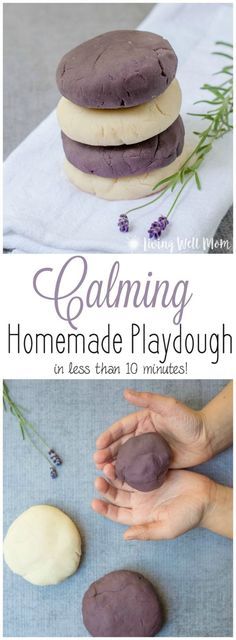 Using essential oils, this Calming Homemade Playdough recipe is both a fun and relaxing activity for kids. Bonus: it takes less than 10 minutes to make! Health Coconut Oil, Homemade Playdough Recipe, Recipe For Kids, Essential Oils For Kids, Coconut Oil Uses, Playdough Recipe, Homemade Playdough, Relaxing Activities, Diy Homemade