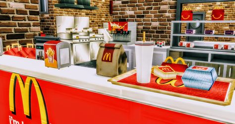 Sims4 Food Deco, Sims 4 Food Clutter Functional, Sims 4 Cc Fast Food Delivery, Sims 4 Functional Kitchen Cc, Sims 4 Functional Restaurants, The Sims 4 Cc Functional Food, Sims 4 Cc Mcdonalds, Sims 4 Fast Food Restaurant Cc, Sims 4 Cc Clutter Functional Food