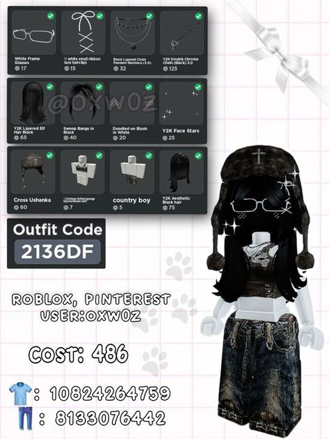 ( No mio ) Roblox Avatar Ideas Y2k Emo, Emo Roblox Avatar Codes, Cheap Roblox Outfits, Outfit Ideas Emo, Emo Roblox Outfits, Emo Fits, Roblox Emo Outfits, Emo Roblox Avatar, Roblox Skins