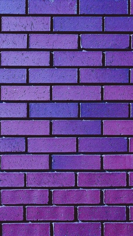 Bricks Pattern, Violet Wall, Royal Vibes, Purple Pictures, Brick Pattern Wallpaper, Brick Wall Wallpaper, Light Purple Wallpaper, Purple Wallpapers, Lock Screen Backgrounds