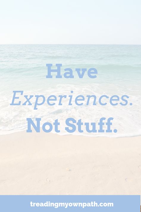 The best things in life aren't things. Experiences, seeing new things, learning new skills, embracing different ideas, creating memories - that's much more enriching and rewarding than a bunch of stuff. We create more meaning in our lives with the things we do, not the things we buy. #minimalism #lessstuff Learning New Skills, Plastic Free Living, Sustainable Community, Best Things In Life, Different Ideas, Creating Memories, New Skills, New Things, Living Well