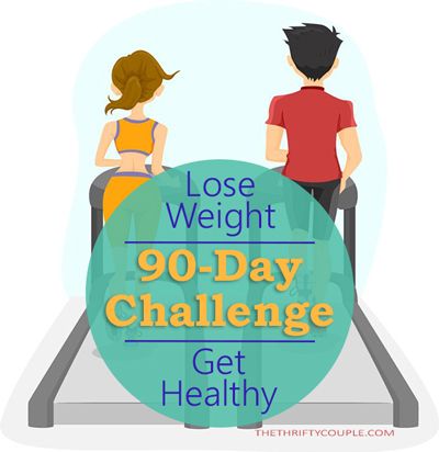 Join the 90-Day Weight & Health Challenge: The Results Are Real - I've Lost Almost 100 lb - The Thrifty Couple 90 Day Challenge, 30 Day Fitness, Good Day Song, Health Smoothies, Health Lessons, Health Habits, Health Logo, Health Challenge, Health Plan