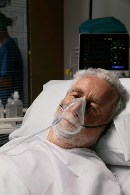 Sick Man In Hospital Bed, Man In Hospital Bed, Man In The Hospital, Patient In Hospital Bed, Old Man Pictures, Doctor Patient, Hospital Patient, Man Pictures, 50 Year Old Men