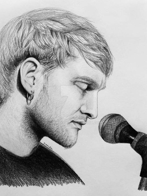 Mtv Unplugged, Layne Staley, Rock Artists, Alice In Chains, Portrait Images, Pencil Portrait, Metal Music, Ink Art, Detailed Image