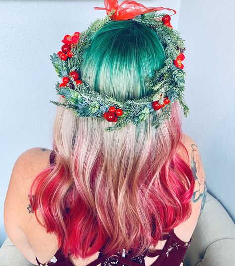 Christmas Hair Dye - Get It Today! For more details, click to visit Amazon.com. Christmas Hair Dye, Washable Hair Color, Kids Hair Color, Vivid Hair, Red Balayage, Vivid Hair Color, Perfect Hair Color, Hair Chalk, Holiday Hair