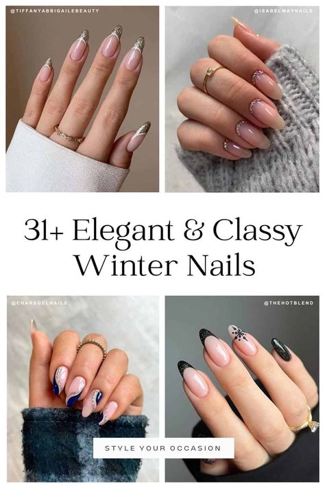 Looking for winter nails trends for 2023? You’ll love this list of classy and elegant winter nail designs and ideas that are simple and stunning including short, long, almond, square, round, blue, green, black, white, and more. Winter 2023 Nail Trends Almond, Winter Nails 2023 Trends Almond, Winter Nails 2023 Almond, 2023 Winter Nail Designs, 2023 Winter Nails Trend, Elegant Simple Nail Designs, Classy Winter Nails 2023, Almond Nails Winter Colors 2023, Matte Natural Acrylic Nails