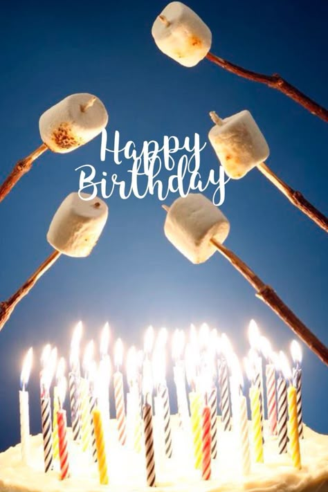 Let’s have a marshmallow camp fire party on your birthday! Son Birthday Wishes, Birthday Message For Brother, Message For Brother, Best Birthday Wishes Quotes, Birthday Wishes For Brother, Birthday Greetings Friend, Birthday Wishes Greetings, Happy Birthday Art, Happy Birthday Greetings Friends