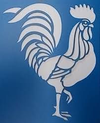 Rooster Stencil, Chicken Quilt, Rooster Painting, Rooster Art, Chicken Art, Chickens And Roosters, Pola Sulam, Stencil Patterns, Stencil Art