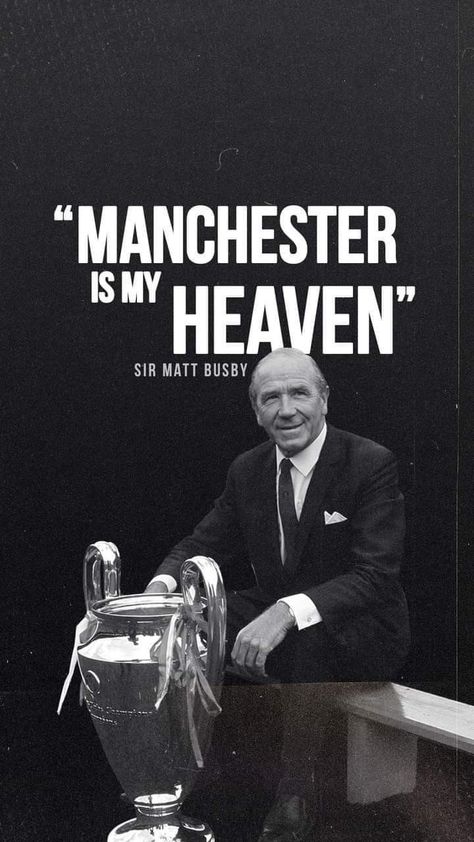 Mufc Poster, United Quotes, David Beckham Manchester United, Mufc Manchester United, I Love Manchester, Manchester United Ronaldo, Matt Busby, Manchester United Old Trafford, Manchester United Logo