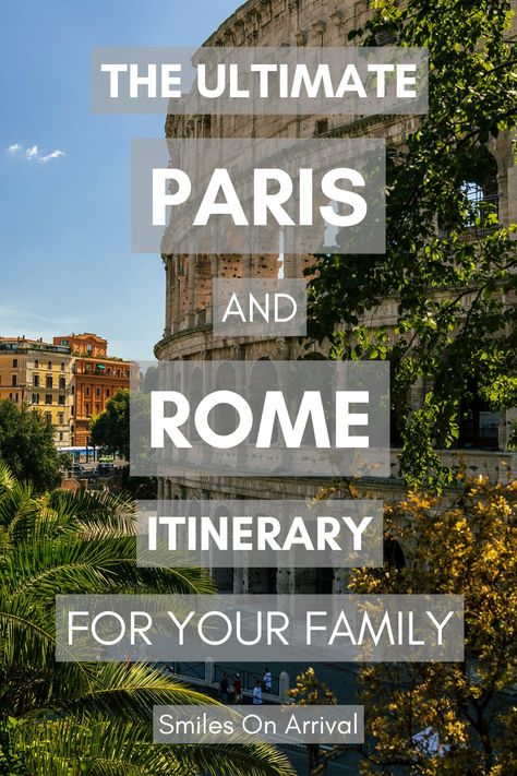 Planning a trip to Paris and Rome? Check out this ultimate family-friendly itinerary! From iconic landmarks like the Eiffel Tower and Colosseum to hidden gems, this guide offers the perfect mix of culture, fun, and relaxation. Plus, get essential travel tips and packing advice for a smooth and unforgettable European adventure! London Paris Rome Itinerary, Packing Advice, Seine River Cruise, Rome Trip, Rome Itinerary, Trips With Kids, Paris Itinerary, Luxembourg Gardens, Packing Hacks